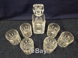 Royal Doulton Seasons Boxed 7 piece Crystal Decanter Set