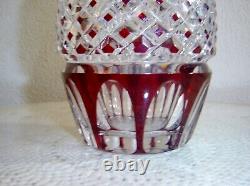 Ruby Cut To Clear Nachtmann Bleikristall Decanter