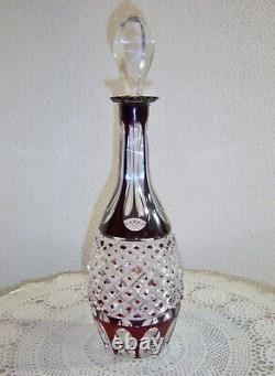 Ruby Cut To Clear Nachtmann Bleikristall Decanter