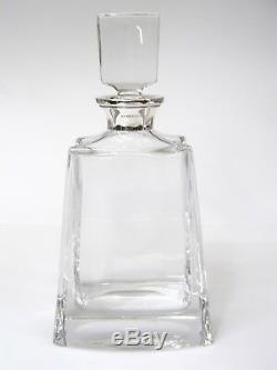 SILVER WHISKY DECANTER. HALLMARKED SILVER MODERN WHISKY or WHISKEY DECANTER
