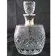 Silver Wine Decanter. Hallmarked Silver Mounted Crystal Wine Or Sherry Decanter