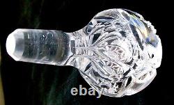 STELLAR DECANTER in PLANET by Monroe withincredible pattern cut stopper EXC COND