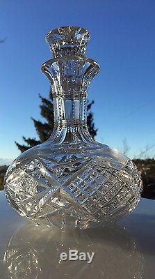 STUNNING & RARE BRILLIANT CUT GLASS CENTERPIECE or Decanter late 1800s-1915
