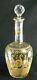 St Louis Crystal Antique Gilded Liqueur Decanter / Decanters 8 1/2