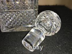 Saint ST. Louis crystal TOMMY SQUARE DECANTER pair of rare Decanters France