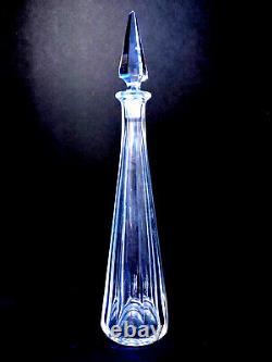 Scarce Art Deco Era Baccarat Crystal 17 Pyramides Liquor Decanter