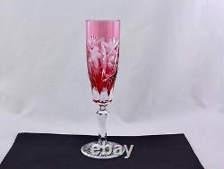 Set Of 4 Nachtmann Crystal Traube Multicolor Champagne Flutes #1 Mint