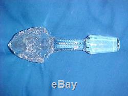 Signed Cut Glass St. Louis French Florence Pattern Wine Decanter Nearly 16 tall