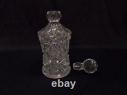 Signed Libbey Colonna Brilliant Cut Decanter with a Original Stopper, 9 Tall