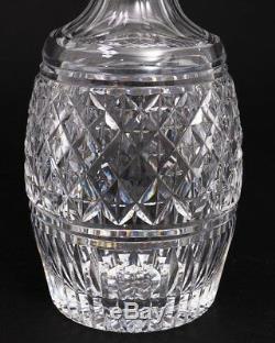 Signed Waterford'Castletown' Cut Crystal Spirits Decanter with Stopper 10.5 T