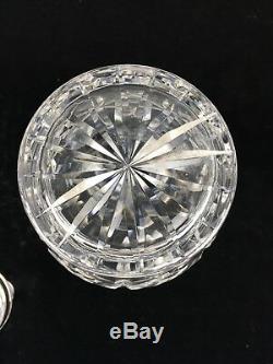 Signed Waterford Irish Crystal Lismore Decanter Cut Glass