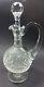Signed Waterford Glass Heritage Cut Claret Jug Decanter Irish Crystal