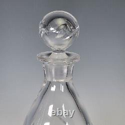 St Louis French Cut Crystal Glass 9 3/4 Tall Decanter
