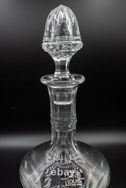 St Saint Louis Crystal Tommy Cordial Decanter and Stopper 9 7/8 H FREE SHIPPING