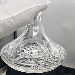 Star of Edinburgh Cut Crystal Ships Decanter 10.5 Tall