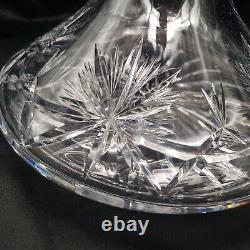 Star of Edinburgh Cut Crystal Ships Decanter 10.5 Tall