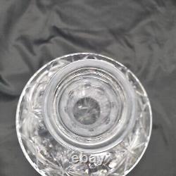 Star of Edinburgh Cut Crystal Ships Decanter 10.5 Tall