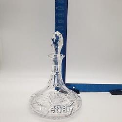 Star of Edinburgh Cut Crystal Ships Decanter 10.5 Tall