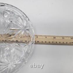 Star of Edinburgh Cut Crystal Ships Decanter 10.5 Tall