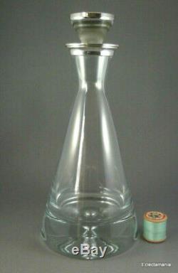 Sterling Silver Mounted Lead Crystal Decanter Birmingham 2004