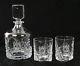 Stunning Crystal Whisky Decanter Set Engraved With Your Family Coat Of Arms
