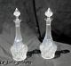 Stunning Pair Of Cut Glass Liquor Decanters. Must See