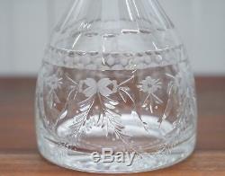 Stunning Pair Of Original Thomas Goode 1827 Cut Glass Crystal Decanters