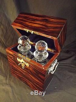 Stunning Tantalus/Decanter Box C1900