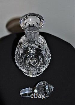 Stunning Waterford Ireland Colleen Cut Glass Footed Brandy Decanter