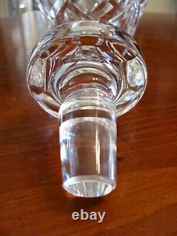 Stunning'waterford' Cut Crystal Lismore 13 1/4 Tall Liquer Brandy Decanter Exc