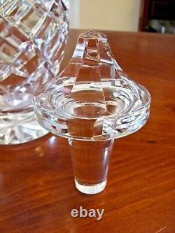 Stunning'waterford' Cut Crystal Lismore 13 1/4 Tall Liquer Brandy Decanter Exc
