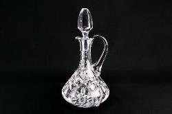 Table Wine Carafe Cut Crystal Glass Port Sherry Jug Vintage Retro Decanter