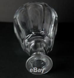 Tallyrand Baccarat Crystal Decanter Fluted cuts with stopper