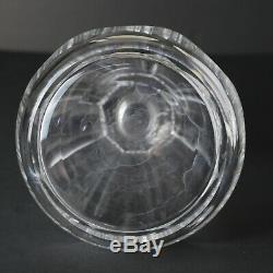 Tallyrand Baccarat Crystal Decanter. Fluted cuts with stopper