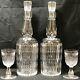 The Best Rare Antique Pairpoint Diamond Pattern Set Of Cut Glass Decanters
