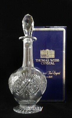 Thomas Webb crystal St Andrews wine decanter