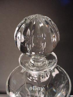 Towle Crystal Clear Decanter withFaceted Cut Eames Style