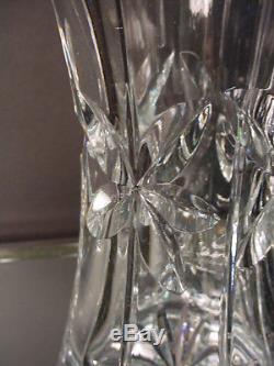 Towle Crystal Clear Decanter withFaceted Cut Eames Style