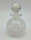 Tuthill Vintage Glass Perfume Decanter Jar Round American Brilliant De11