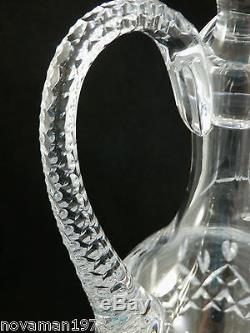 Tyrone Crystal IRELAND Cut Glass Master Cutter Claret Decanter Waterford style