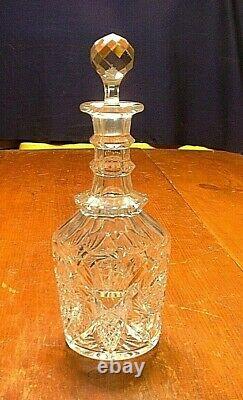 Unusual Antique ABP American Brilliant Period Cut Glass Decanter