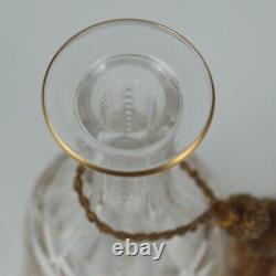 VAL ST. LAMBERT France Cut Glass Decanter with Stopper in Pampre D' Or Pattern