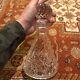 Vintage 10 1/2 Waterford Lismore Cut Crystal Roly Poly Decanter Excellent