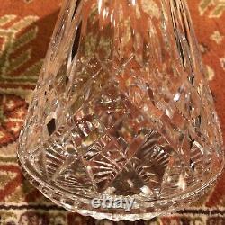 VINTAGE 10 1/2 Waterford LISMORE CUT CRYSTAL ROLY POLY DECANTER EXCELLENT