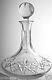 Vintage Ship/spirit Decanter With Stopper Cut Glass Or Crystal Barware Glassware