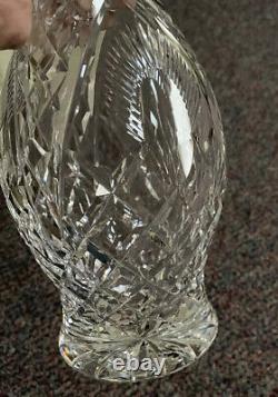 VINTAGE WATERFORD CUT CRYSTAL PATTERN 602 WINE/LIQUOR DECANTER 12.75 Tall