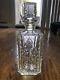 Vintage Waterford Crystal Master Cutter Strawberry Cut Square Decanter 10 Rare