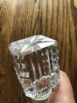 VINTAGE Waterford Crystal MASTER CUTTER Strawberry Cut Square Decanter 10 Rare