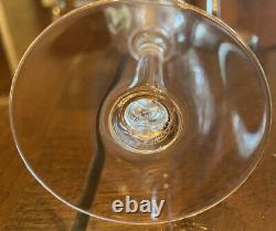 VTG Baccarat French Crystal PARIS Cut Pattern Decanter & 2 Champagne Flutes