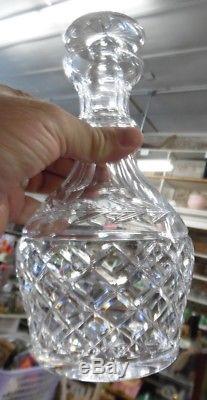 VTG Waterford Ireland Glandore Signed Cut Crystal Whiskey Spirits Decanter